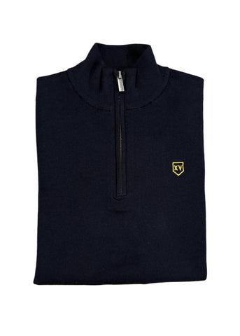 Tommy Bowe - XV Kings Dark Navy Unione Quarter Zip