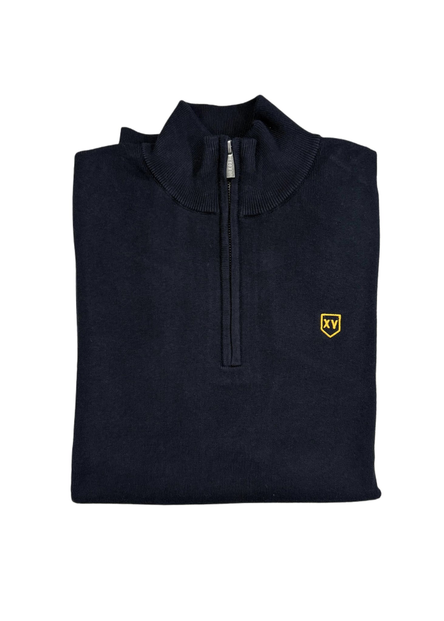 Tommy Bowe - XV Kings Unione Classic Navy Quarter Zip Knitwear