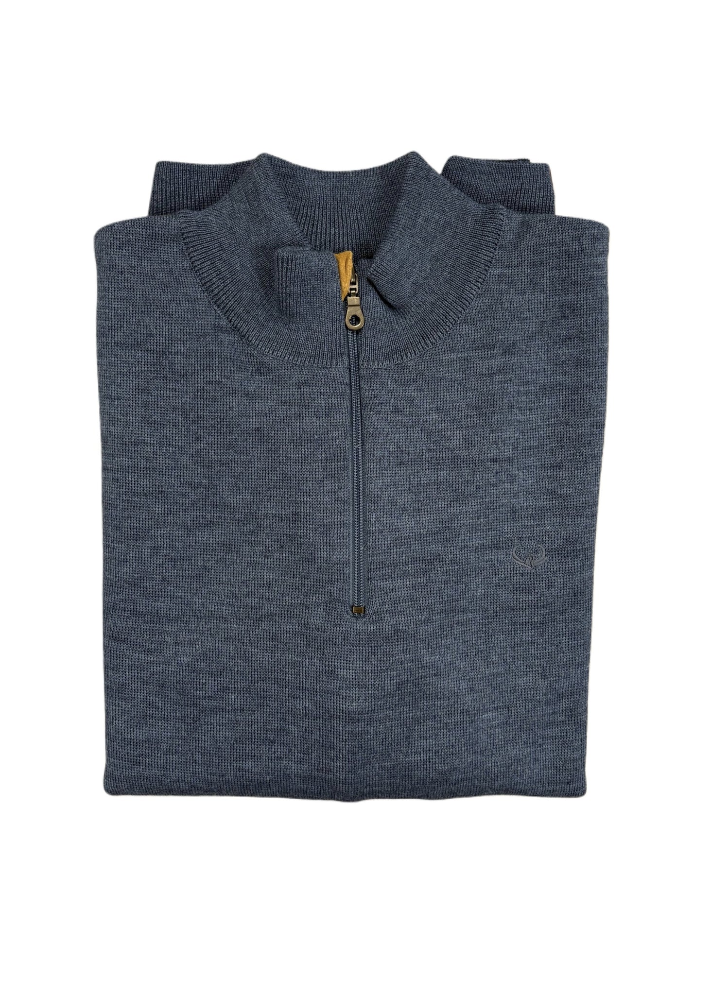 Zazzi - Azure Quarter Zip Knitwear 9395