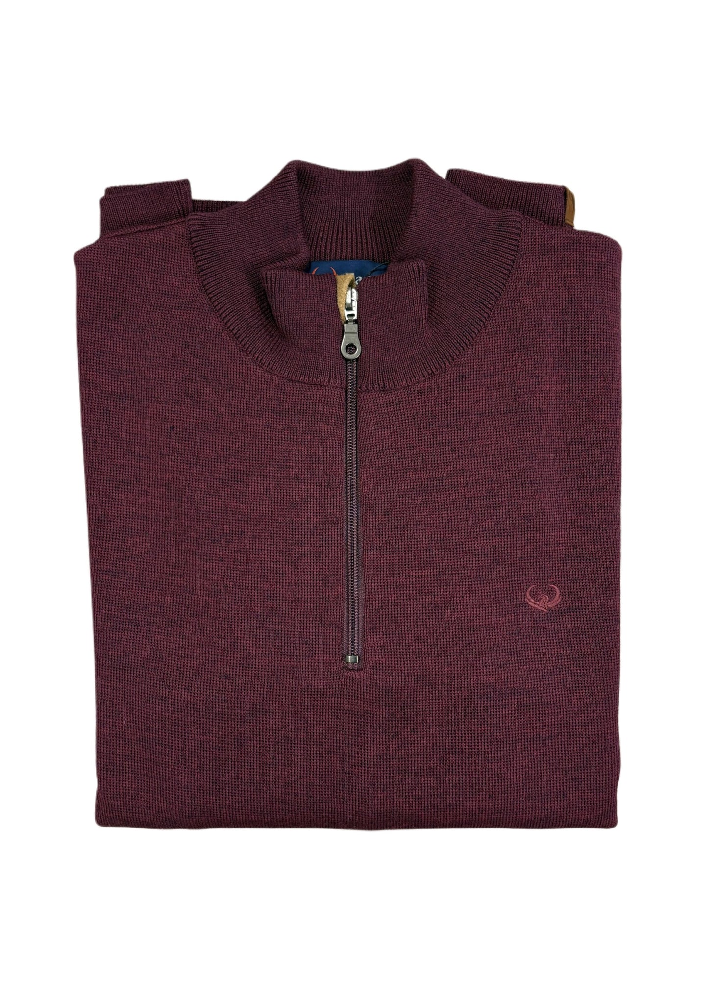 Zazzi - Berry Quarter Zip Knitwear 9395