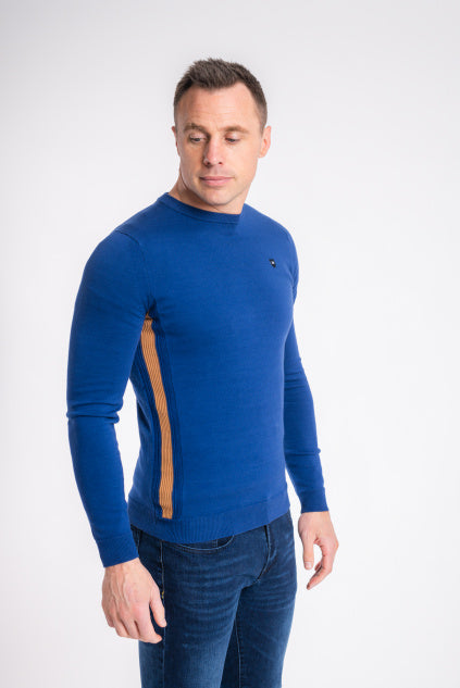 Tommy Bowe - XV Kings Avondale Electric Blue Crewneck Knitwear