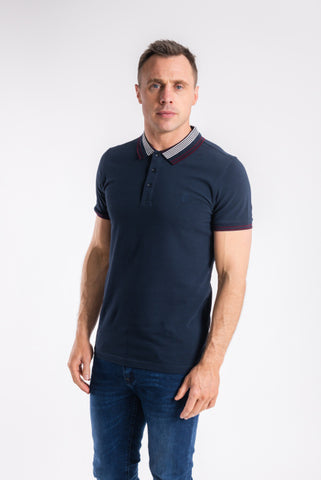 Tommy Bowe - XV Kings Balmain Classic Navy Polo Shirt