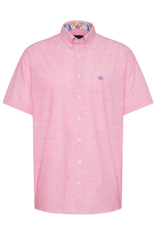 Bugatti - Pink Short Sleeve Shirt 58334A 740