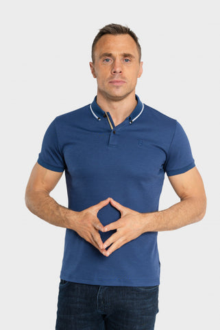 Tommy Bowe - XV Kings Burnham-Deep Ocean Polo Shirt