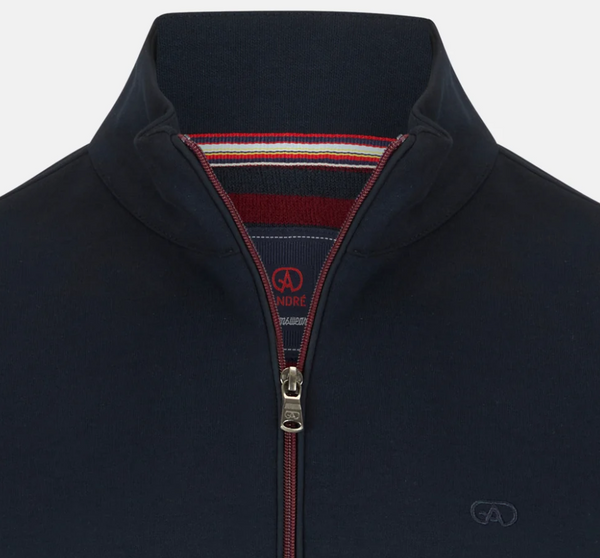 Andre - Canada Navy Fleece Quarter Zip