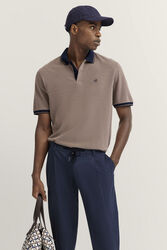 Bugatti - Taupe Polo Shirt 8150 75005C 60
