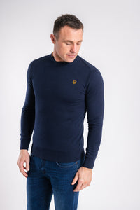 Tommy Bowe - Lismore Admiral Navy Crewneck Knitwear