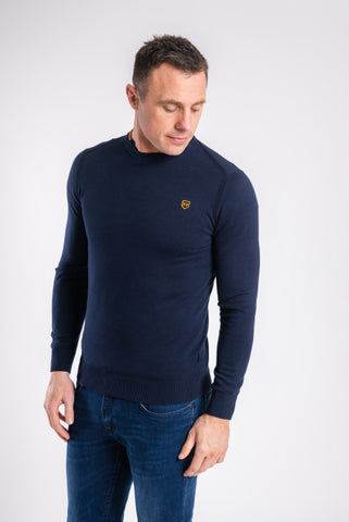 Tommy Bowe - Lismore Admiral Navy Crewneck Knitwear