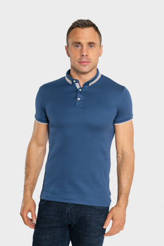 Tommy Bowe - XV Kings Raffo-Admiral Mix Blue Polo Shirt