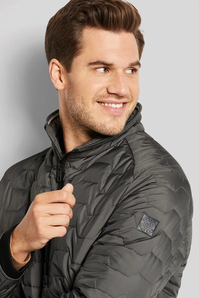 Bugatti - Grey Quilted Casual Jacket 41032 250