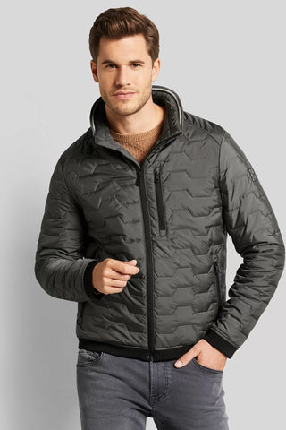 Bugatti - Grey Quilted Casual Jacket 41032 250