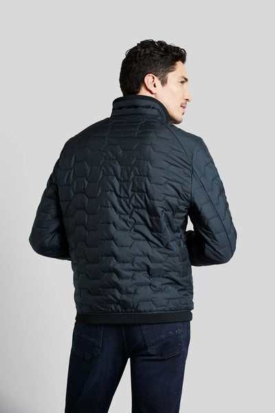 Bugatti - Navy Quilted Casual Jacket 41032 380