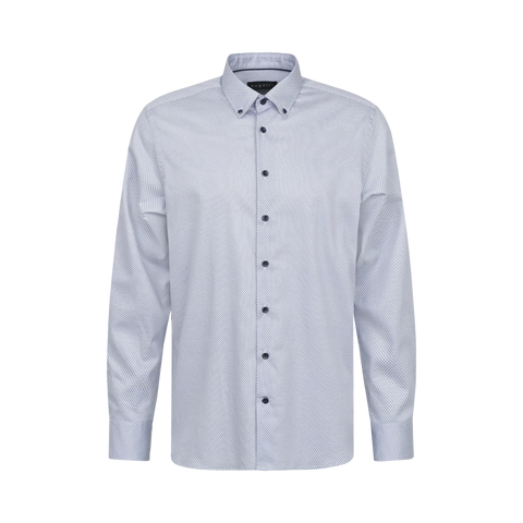 Bugatti Shirt - Light Blue Long Sleeve Shirt 9350 78416C 320