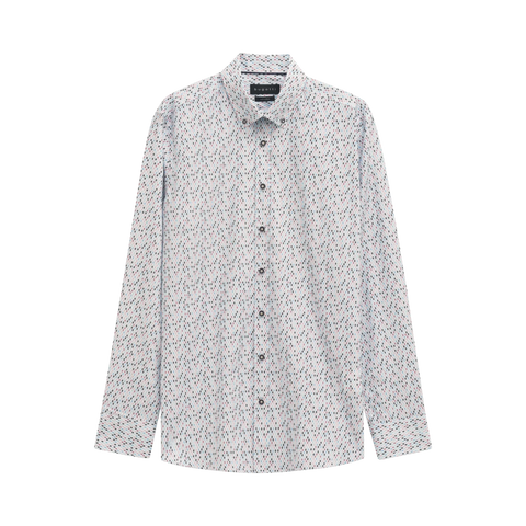 Bugatti Shirt - Blackberry Long Sleeve Shirt 88711D 770