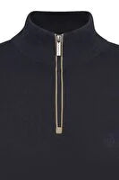 Bugatti - Navy Blue Quarter Zip 7500 75510C 390