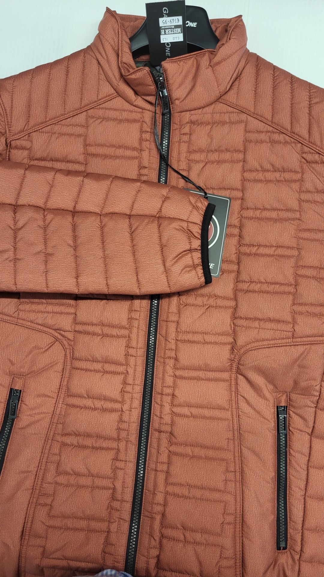 Gate One - Rust Red Multi Quilted Casual Jacket 39104N3460 60