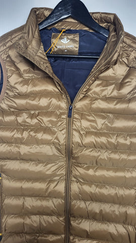 White Label - Tan Quilted Gilet 88108