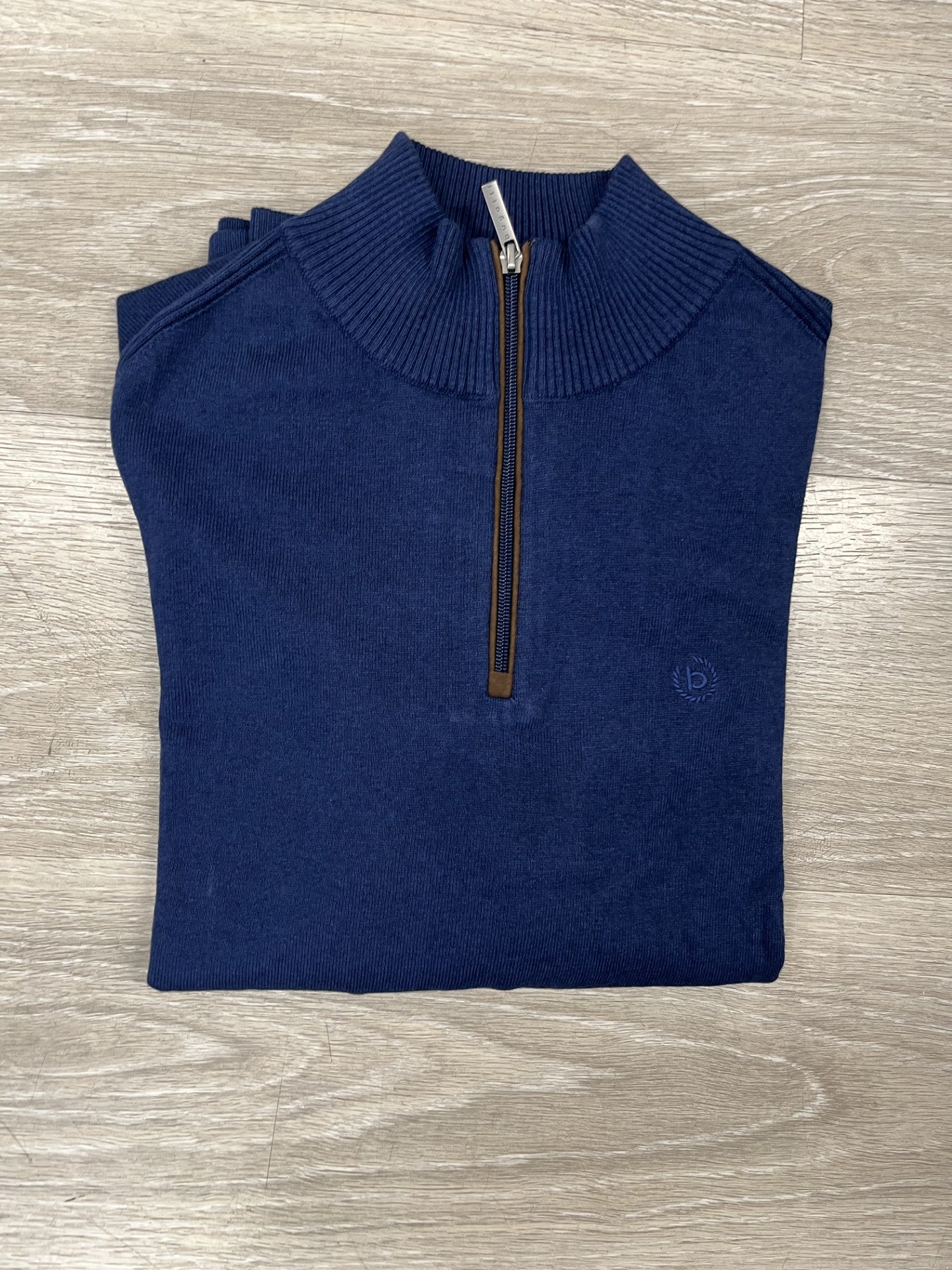 Bugatti - Navy Blue Quarter Zip 7500 65520B 380