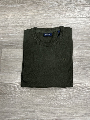 Pre End - Forest Green Malcom Crewneck 100524 5545