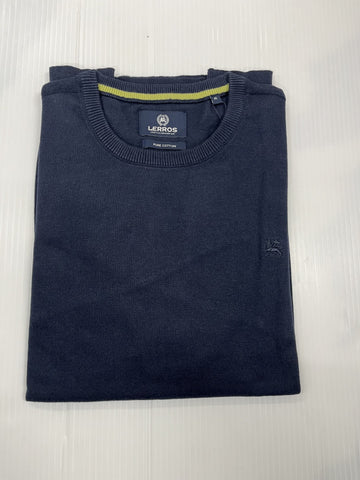 Lerros - Classic Navy Crewneck 2495004 485