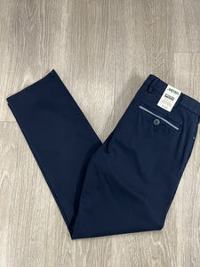 Meyer - Navy Blue Oslo Fit Cotton Chino Trousers 5054 19