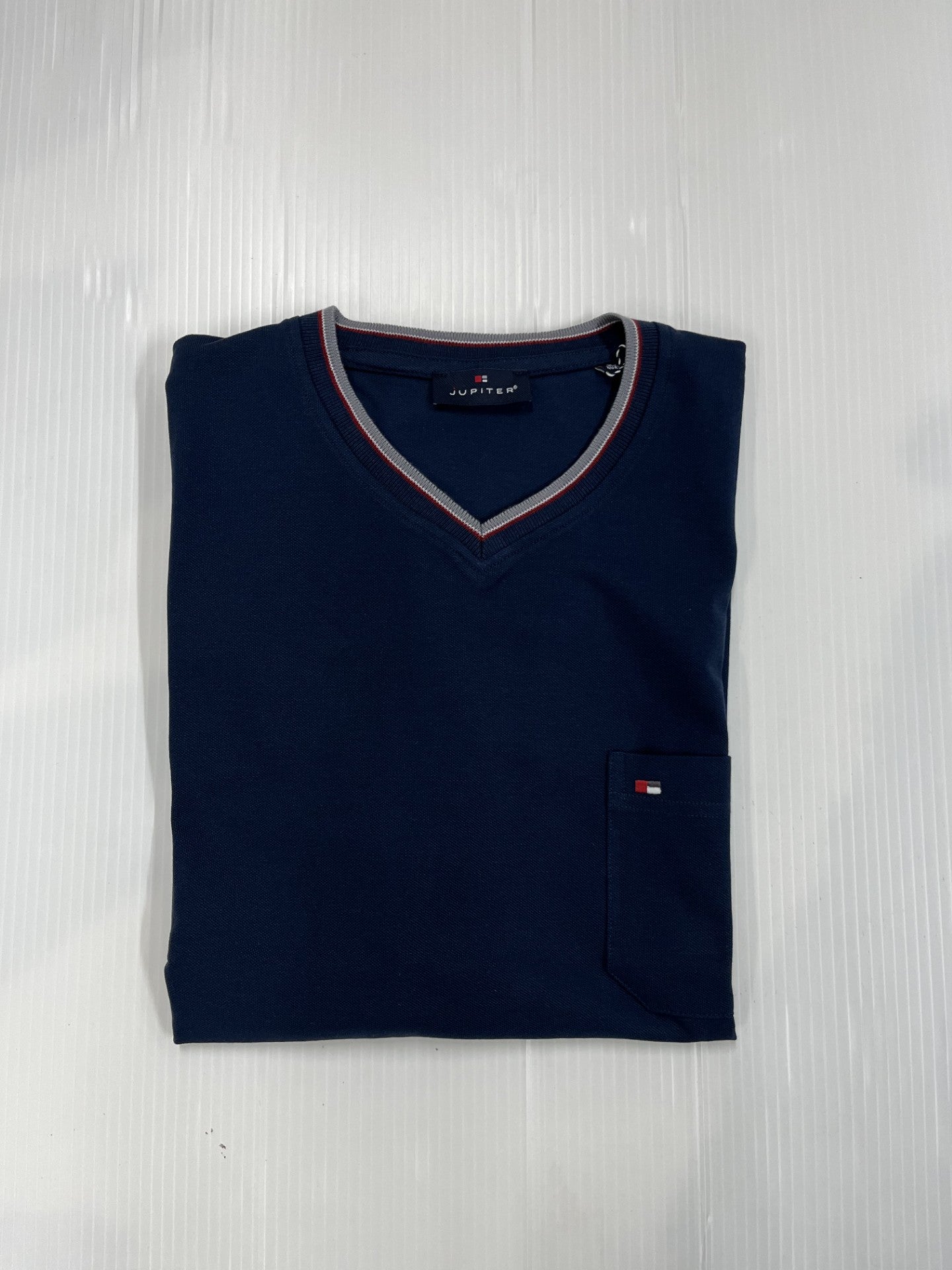Jupiter - Navy V Neck T Shirt JE10611 120