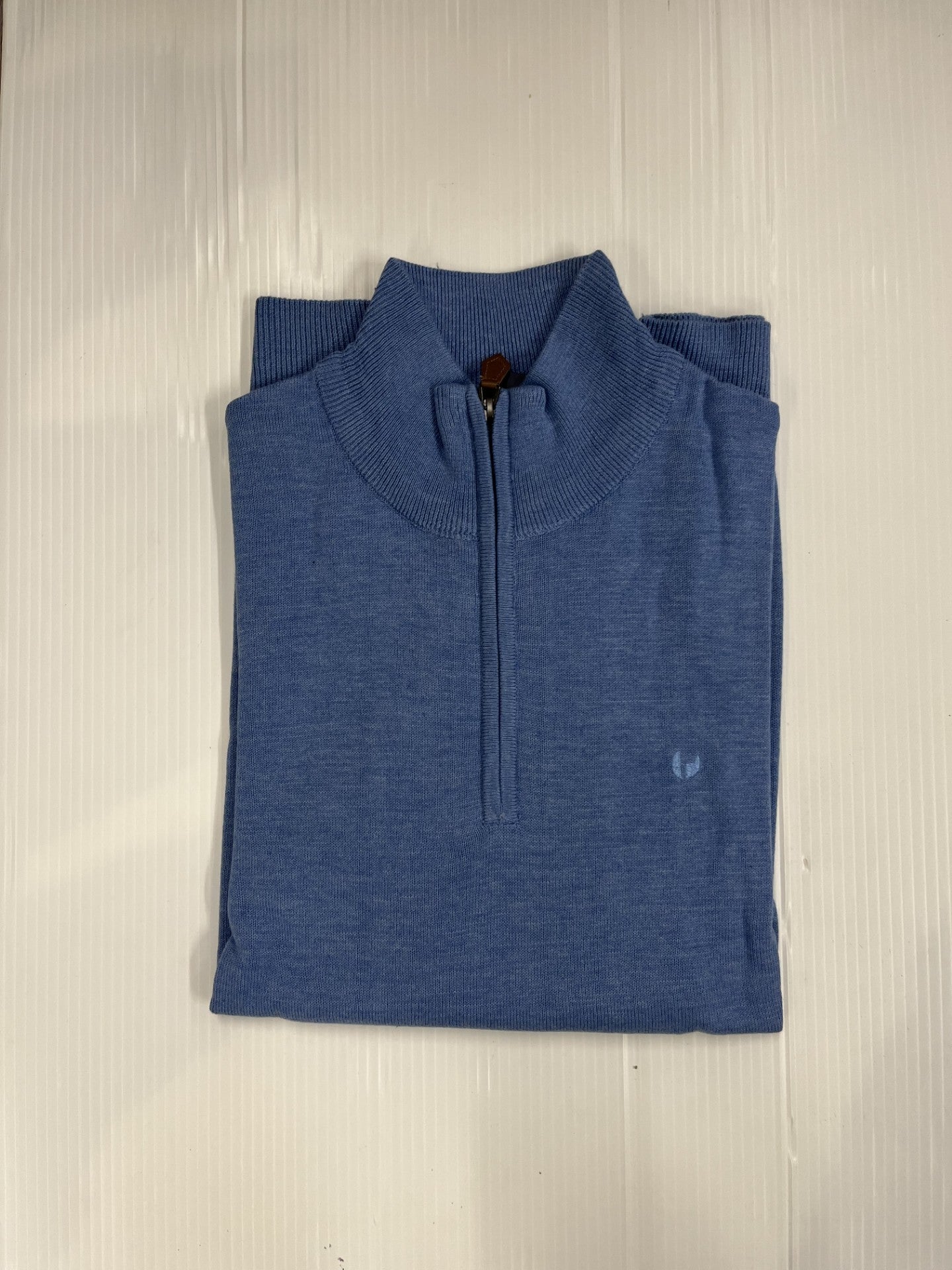 Pre End - Blue Mix Malcom Quarter Zip 100527 7532
