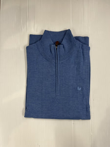 Pre End - Blue Mix Malcom Quarter Zip 100527 7532