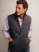Vedoneire -  Quilted Gilet Slate - 3033