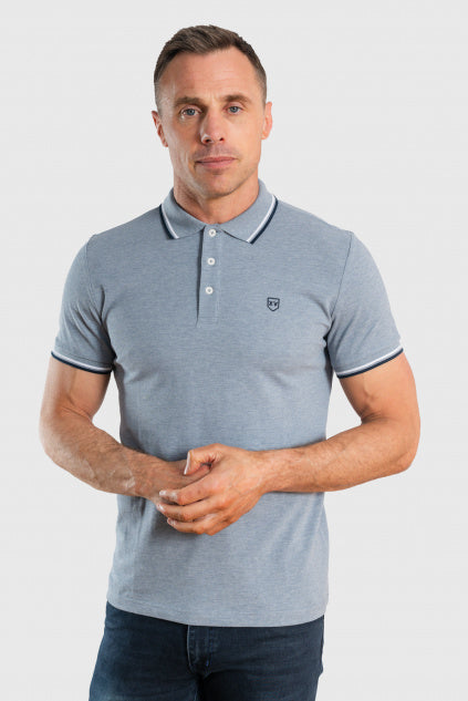 Tommy Bowe - XV Kings Woodville Sky Haze Polo Shirt