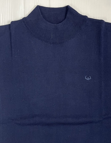 ZAZZI - NAVY - TURTLE NECK KNITWEAR - 01 - 9397.