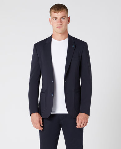 Remus Uomo - Navy Galano Casual Blazer 12347 79