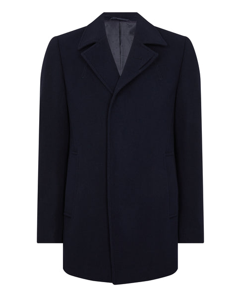 Remus Uomo - 90077-78 Navy Lohman Tailored Wool Rich Coat