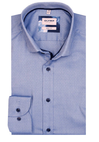 Olymp - Blue Micro Pattern Body fit Shirt 2120 34 19