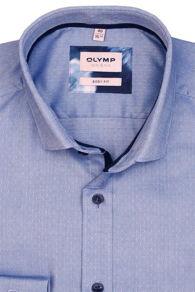 Olymp - Blue Micro Pattern Body fit Shirt 2120 34 19