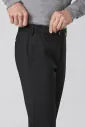 Meyer - Navy Wool Mix Stretch Waist Trousers 344 17