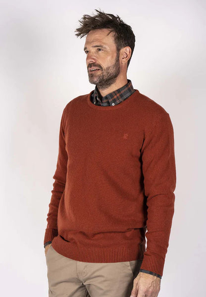 Pre End - Farris Arabian Spice 80% Lambswool mix Crewneck Knitwear 100501 6564