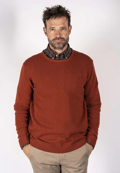 Pre End - Farris Arabian Spice 80% Lambswool mix Crewneck Knitwear 100501 6564