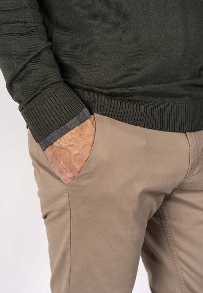 Pre End - Joseph Forest Green Quarter Zip Knitwear 100496 5045