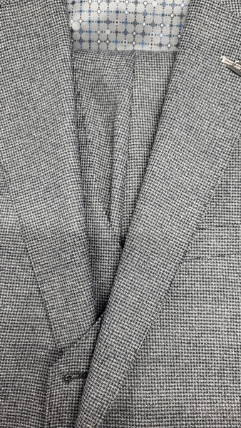 White Label - Grey Tweed 3 Piece Suit 84040